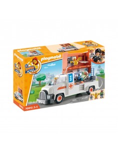 Playmobil duck on call camion ambulancia