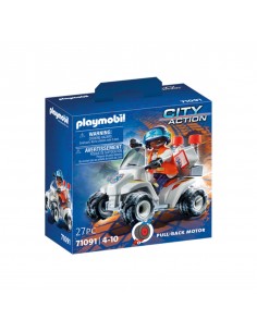 Playmobil rescate -  speed quad