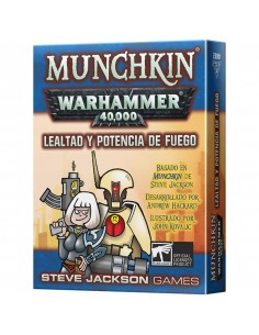 Juego de mesa munchkin warhammer lealtad y potencia de fuego pegi 10