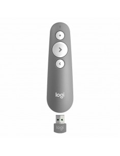 Logitech R500 Laser Presentation Remote apuntador inalámbricos Bluetooth RF Gris