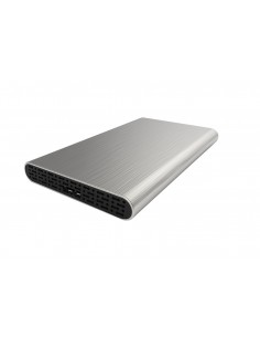 CoolBox SlimChase A-2513 Carcasa de disco duro SSD Negro, Plata 2.5"
