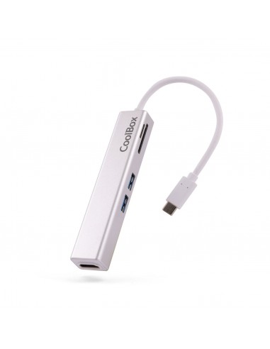 CoolBox miniDock USB-C Lite Alámbrico USB 3.2 Gen 1 (3.1 Gen 1) Type-C Blanco