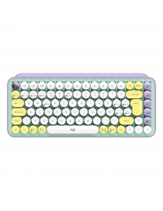 Logitech POP Keys Wireless Mechanical Keyboard With Emoji Keys teclado RF Wireless + Bluetooth QWERTY Español Color menta,