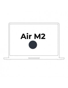 Apple Macbook Air 13,6'/ M2 8-Core CPU/ 8Gb/ 512Gb SSD/  10-Core GPU/ Negro Medianoche