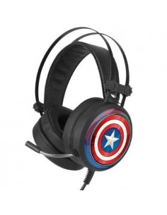 Auriculares Gaming con Micrófono Marvel Captain America 001/ USB