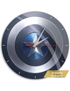 Reloj de Pared Marvel Capitán América/ Azul