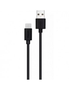 Cable USB 2.0 Philips DLC3104A/ USB Tipo-C Macho - USB Macho/ 1.2m/ Negro