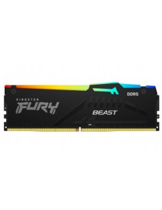 MEMORIA KINGSTON FURY BEAST RGB DDR5 16GB KIT2 4800MT/S  CL3