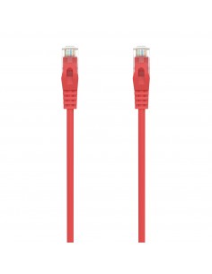 AISENS Cable de Red Latiguillo RJ45 LSZH Cat.6A 500 Mhz UTP AWG24, Rojo, 2.0M