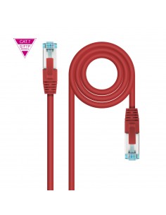 Nanocable Cable de Red Cat.7 600MHZ LSZH SFTP PIMF AWG26, Rojo, 2 m