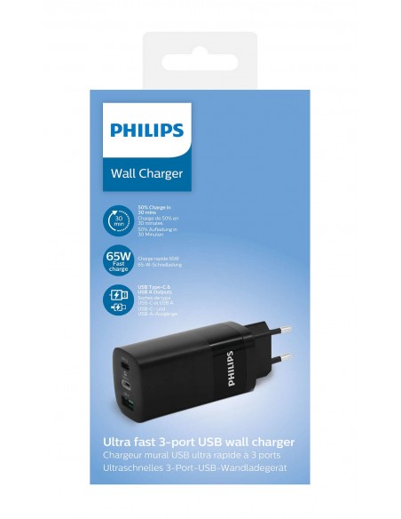 Philips DLP2681 12 cargador de dispositivo móvil Negro Interior