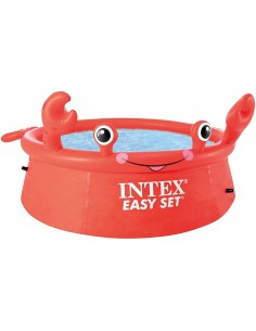 Intex 26100 -  piscina hinchable para niños 183 x 51 cm 880 litros diseño cangrejo