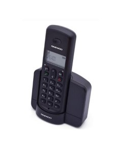 Telefono inalambrico dect daewoo dtd - 1350b negro - base cargadora -  gap
