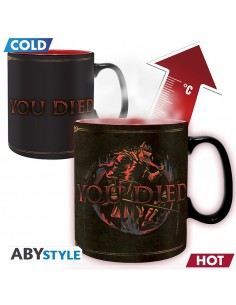Taza termica abystyle dark souls -  you died - bonfire lit