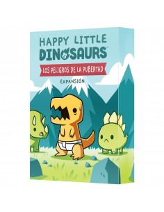 Juego de mesa happy little dinosaurs expansion los peligros de la pubertad pegi 8