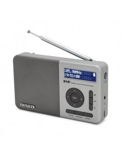 Radio portatil aiwa rd - 40dab plata