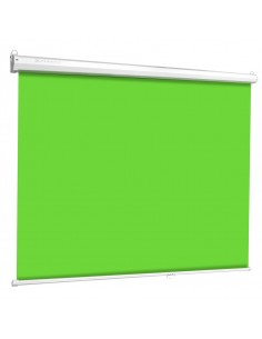 Panel chromakey pantalla plegable phoenix tejido verde chroma antíarrugas montaje techo y pared 2 x 2.5m
