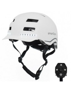 Casco para Adulto SmartGyro Helmet Max/ Tamaño M/ Blanco