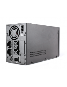 Gembird EG-UPS-PS2000-02, Línea interactiva, 2 kVA, 1600 W, Onda sinusoidal pura, 220 V, 50/60 Hz