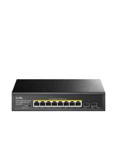 Cudy GS1008PS2, No administrado, Gigabit Ethernet (10/100/1000), Energía sobre Ethernet (PoE), Montaje en rack