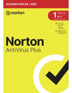 NortonLifeLock AntiVirus Plus Español Licencia básica 1 licencia(s) 1 año(s)