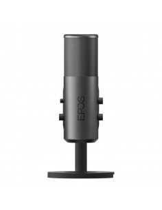 Microfono streaming epos b20 gris usb tipo c -  jack 3.5mm - incluye soporte - 48khz