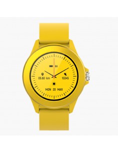 Reloj smartwatch forever colorum cw - 300 color amarillo