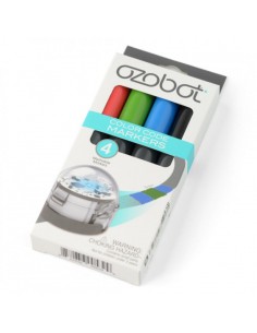 Rotuladores large markers ozobot colores negro rojo azul verde