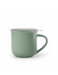 Taza te viva scandinavia minima eva infuser mug 350ml stone green