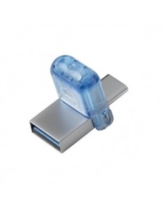 DELL AB135396 unidad flash USB 128 GB USB Type-A   USB Type-C 3.2 Gen 1 (3.1 Gen 1) Azul, Plata