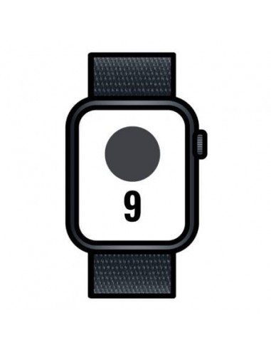 Apple Watch Series 9/ GPS/ Cellular/ 41mm/ Caja de Aluminio Medianoche/ Correa Deportiva Loop Medianoche