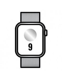 Apple Watch Series 9/ GPS/ Cellular/ 45mm/ Caja de Acero Plata/ Correa Milanese Loop Plata