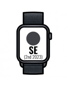 Apple Watch SE 2 Gen 2023/ GPS/ 44mm/ Caja de Aluminio Medianoche/ Correa Deportiva Loop Medianoche