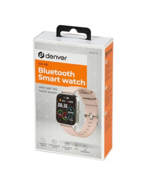 Denver SW-181  Smartwatch BT 1,7" FC PA OS IP67 Ro