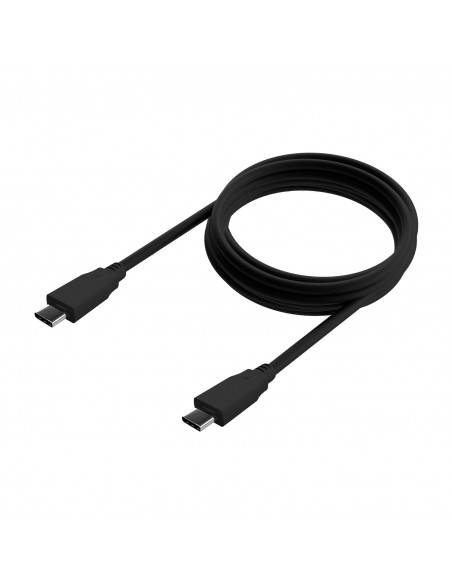 AISENS Cable USB 3.2 Gen2x2 20Gbps 8k@30Hz 5A 100W E-Marker, Tipo USB-C M-USB-C M, Negro, 2.0m